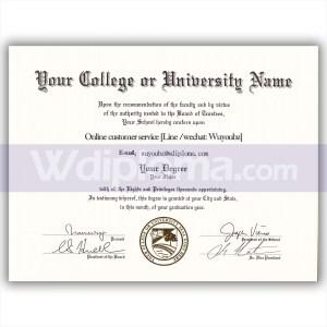 Yale University diploma